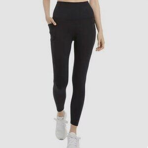 DANSKIN | Women's Ultra High Rise Side Pockets Leggings | BLACK | SMALL